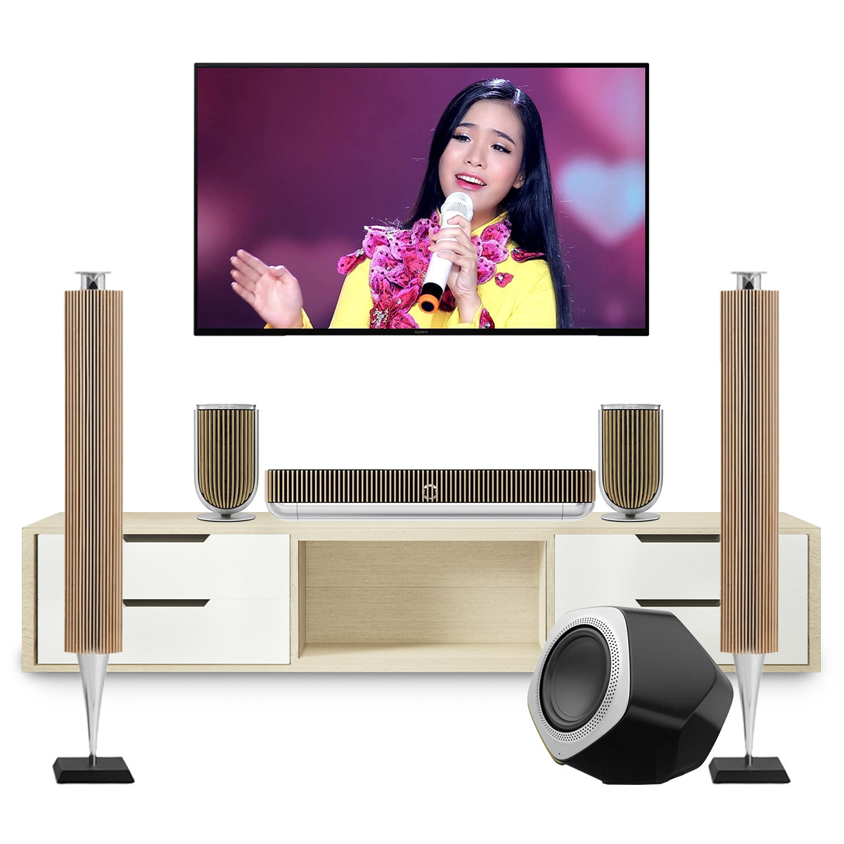 Bộ dàn âm thanh hi-end 5.1 Không dây B&O 01