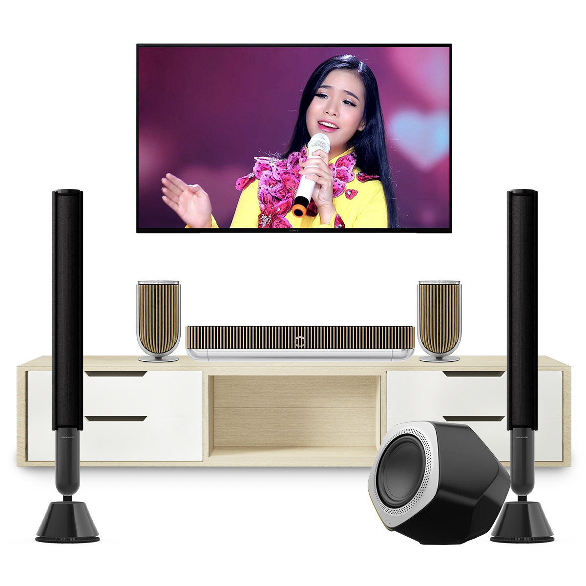 Bộ dàn âm thanh hi-end 5.2 Không dây B&O 02