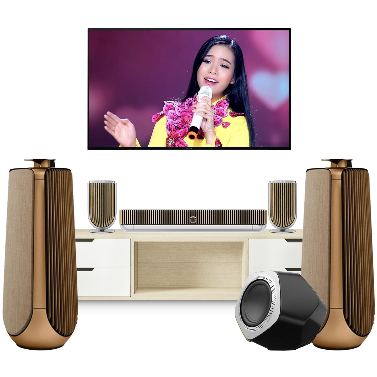 Bộ dàn âm thanh hi-end 5.2 không dây B&O 03