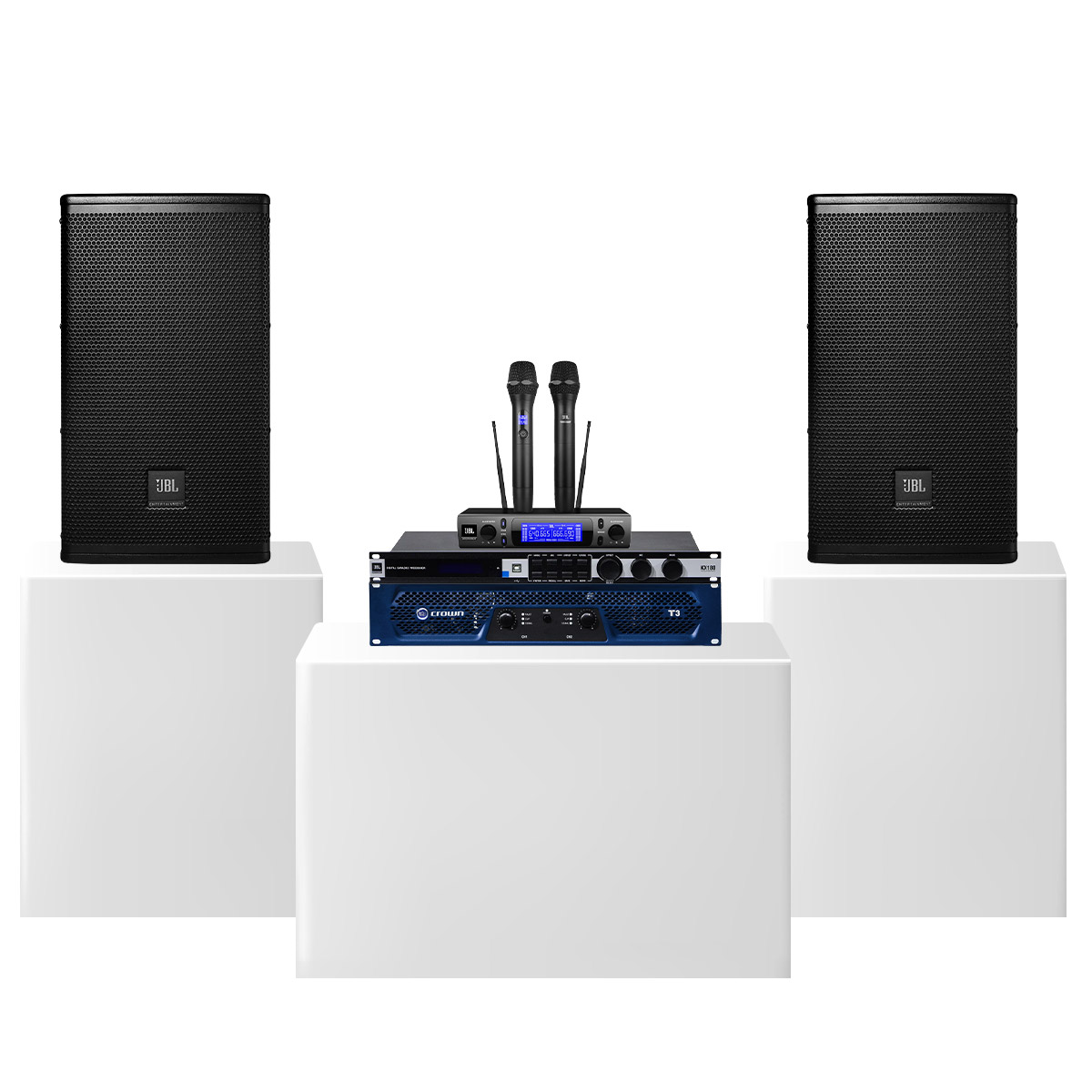 Dàn karaoke JBL Luxury 01 (JBL MTS10, Crown T3, JBL KX180A, JBL VM300) - Hình 2