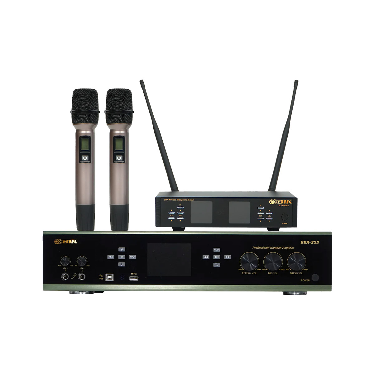 Dàn karaoke gia đình, Chung Cư Giá Rẻ, Karaoke Box 02 (BIK BK-C25, BIK BDA-X33, BIK BJ-U100II) - Hình 6