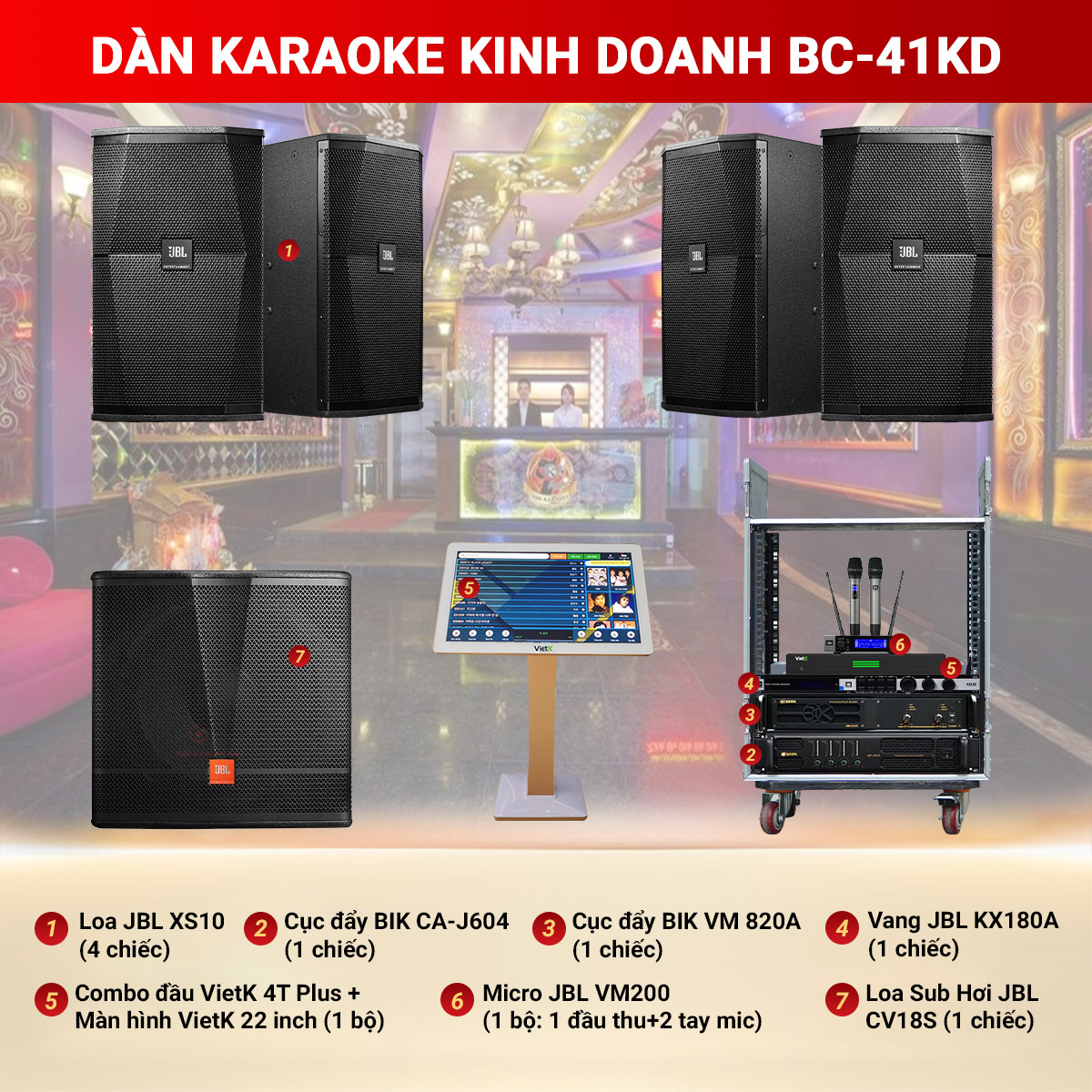 d&agrave;n kinh doanh karaoke kinh doanh BC-41KD