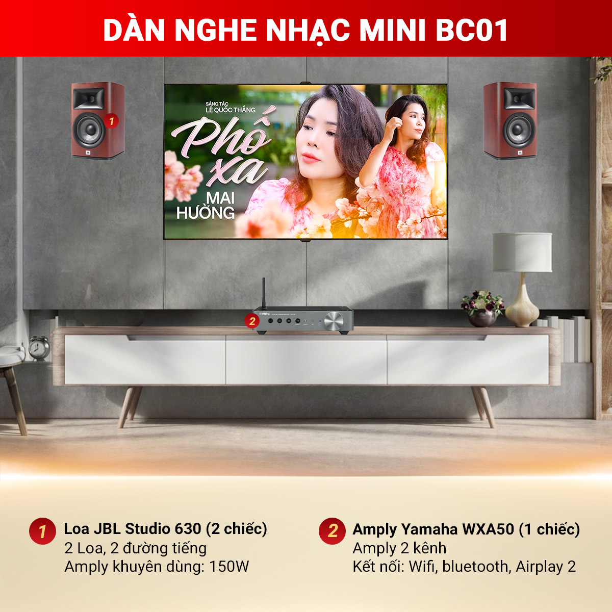 Dàn nghe nhạc mini BC01