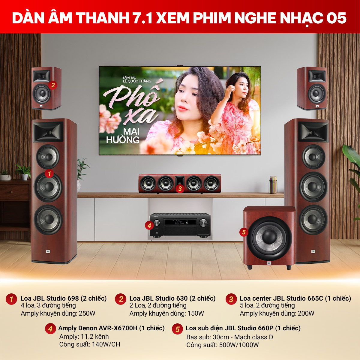 d&agrave;n &acirc;m thanh 7.1 xem phim nghe nhạc 05