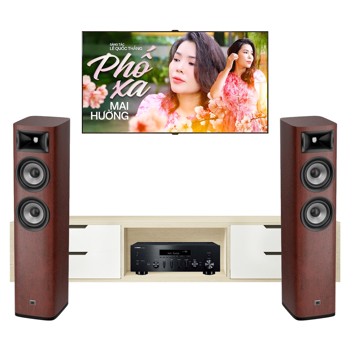Dàn nghe nhạc 2 kênh Stereo NN77