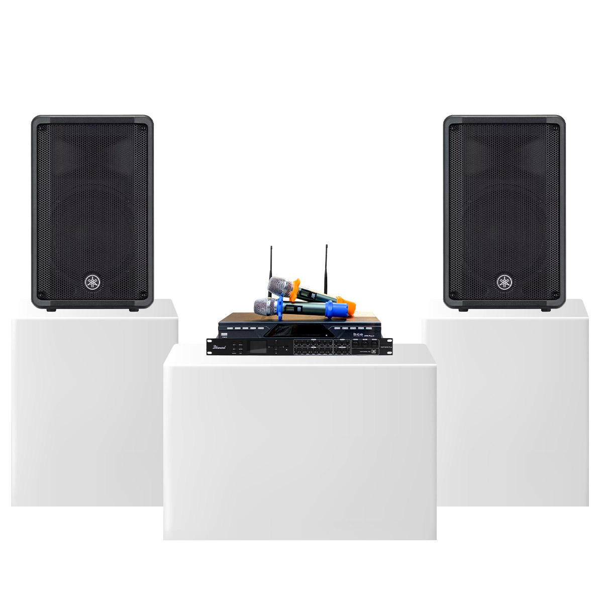 Dàn Karaoke Yamaha Active 04 (Yamaha DBR10, BKSound DSP 9000 Plus, U900 Plus X) - Hình 2
