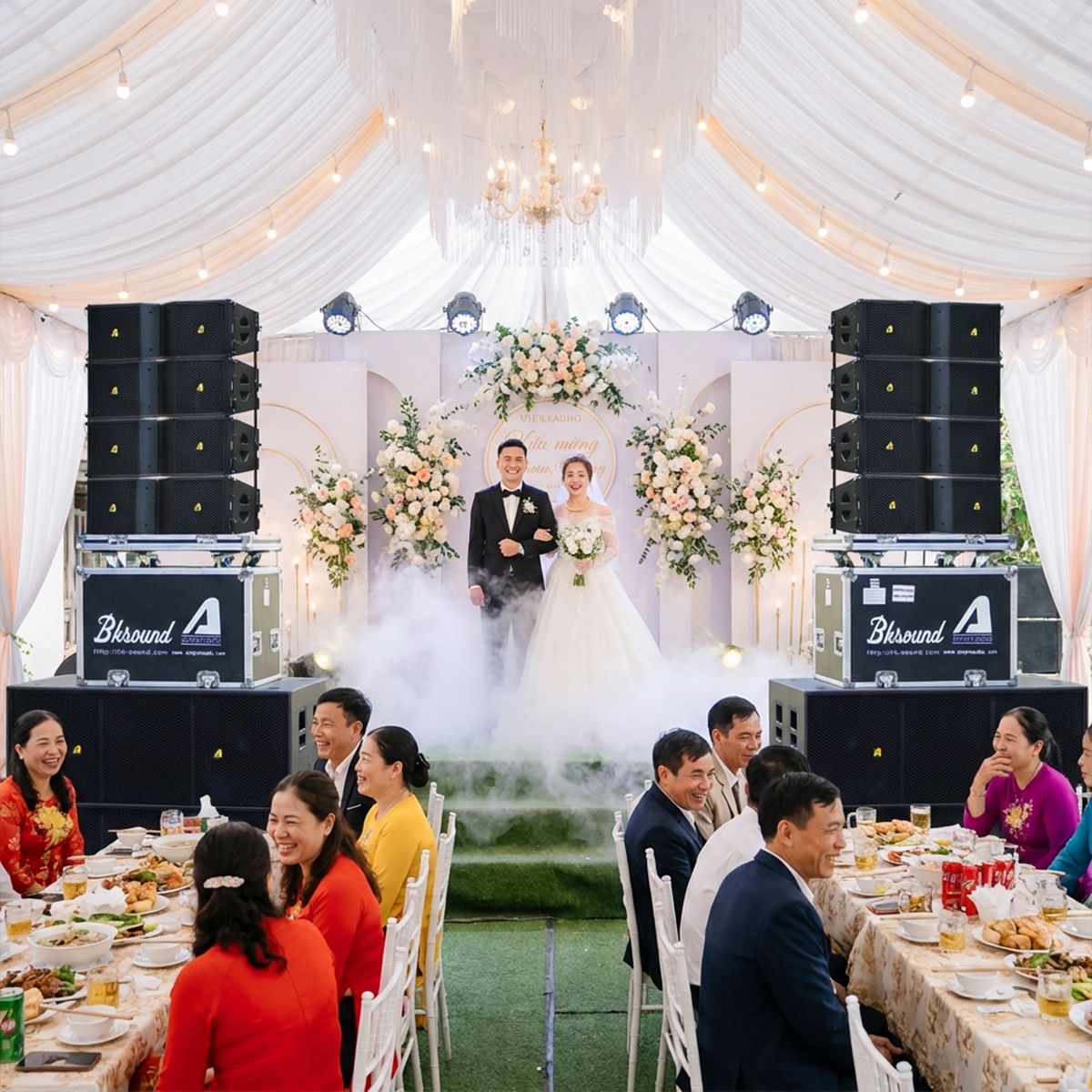 Dàn Âm Thanh Line Array 2 Way Passive Actpro 18 (Actpro KR610N, KR628N, SAE MEGA2500, PQM13 II, Alto TMD16, VIP6000,..) - Hình 3