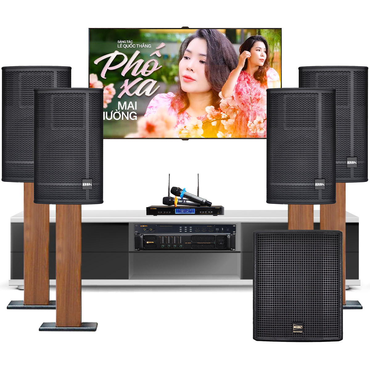 Dàn Karaoke BIK DA01 (BIK KSP 5010, BIK CA-J604, BIK BPR-8600, BIK BBK-W55A, BIK BJ-U500II) - Hình 1