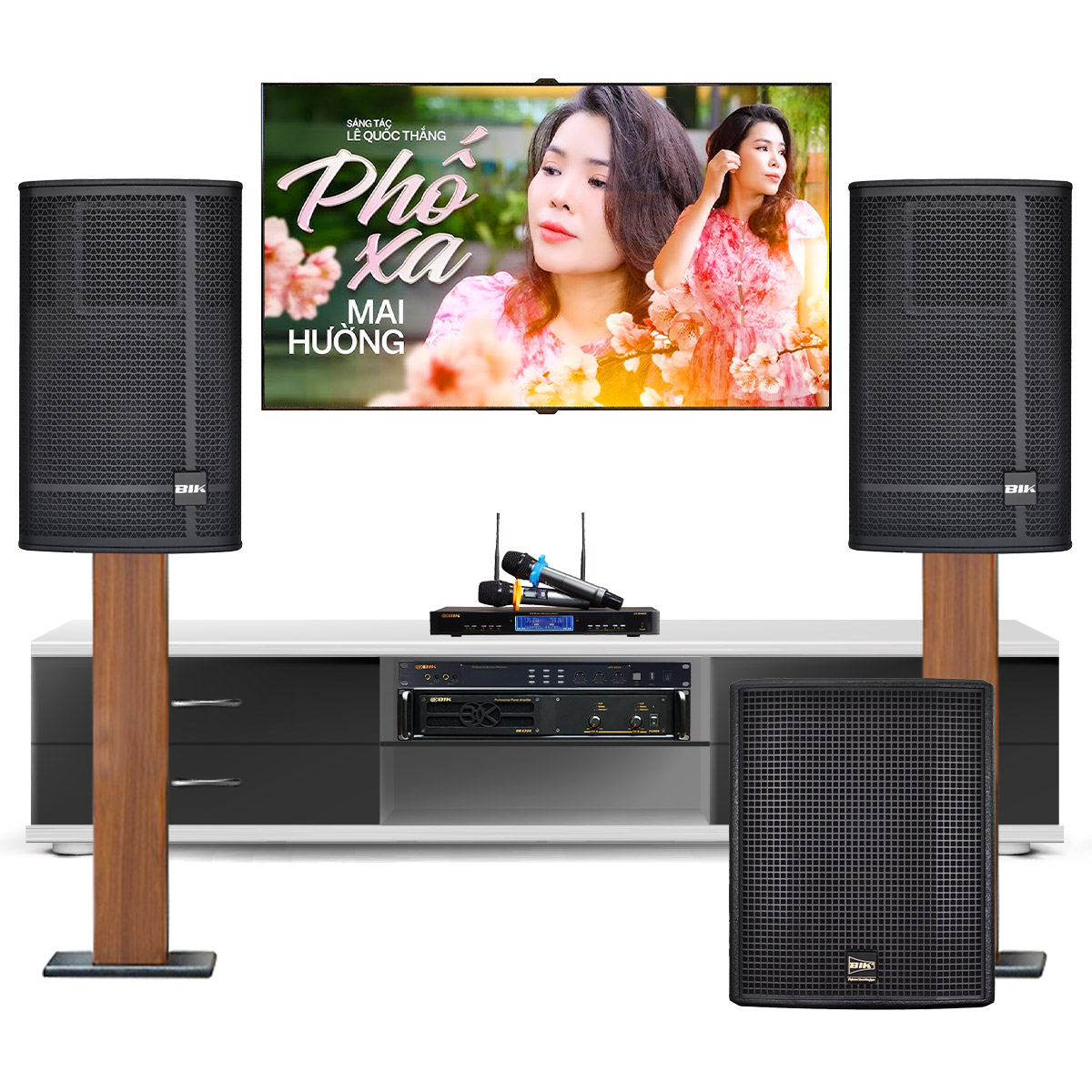 Dàn Karaoke BIK DA05 (BIK KSP-5015, BIK VM 820A, BIK BPR-8600, BIK BBK-W55A, BIK BJ-U500II) - Hình 1