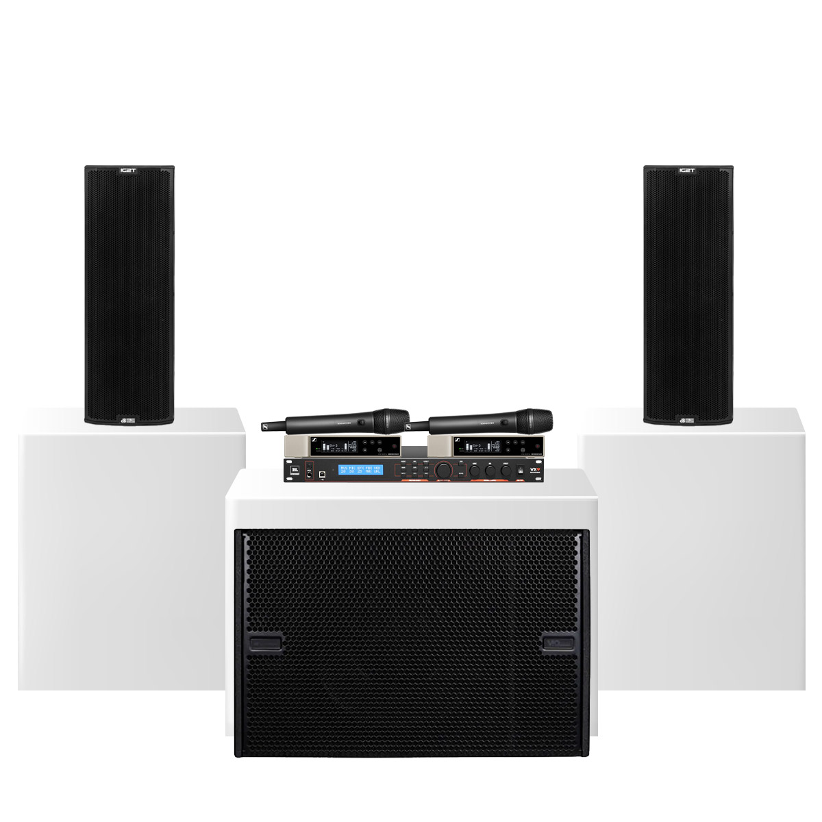 Dàn karaoke siêu cao cấp cho gia đình - biệt thự 04 (dBTechnologies Ingenia IG2T, JBL VX9, VIO S115...)