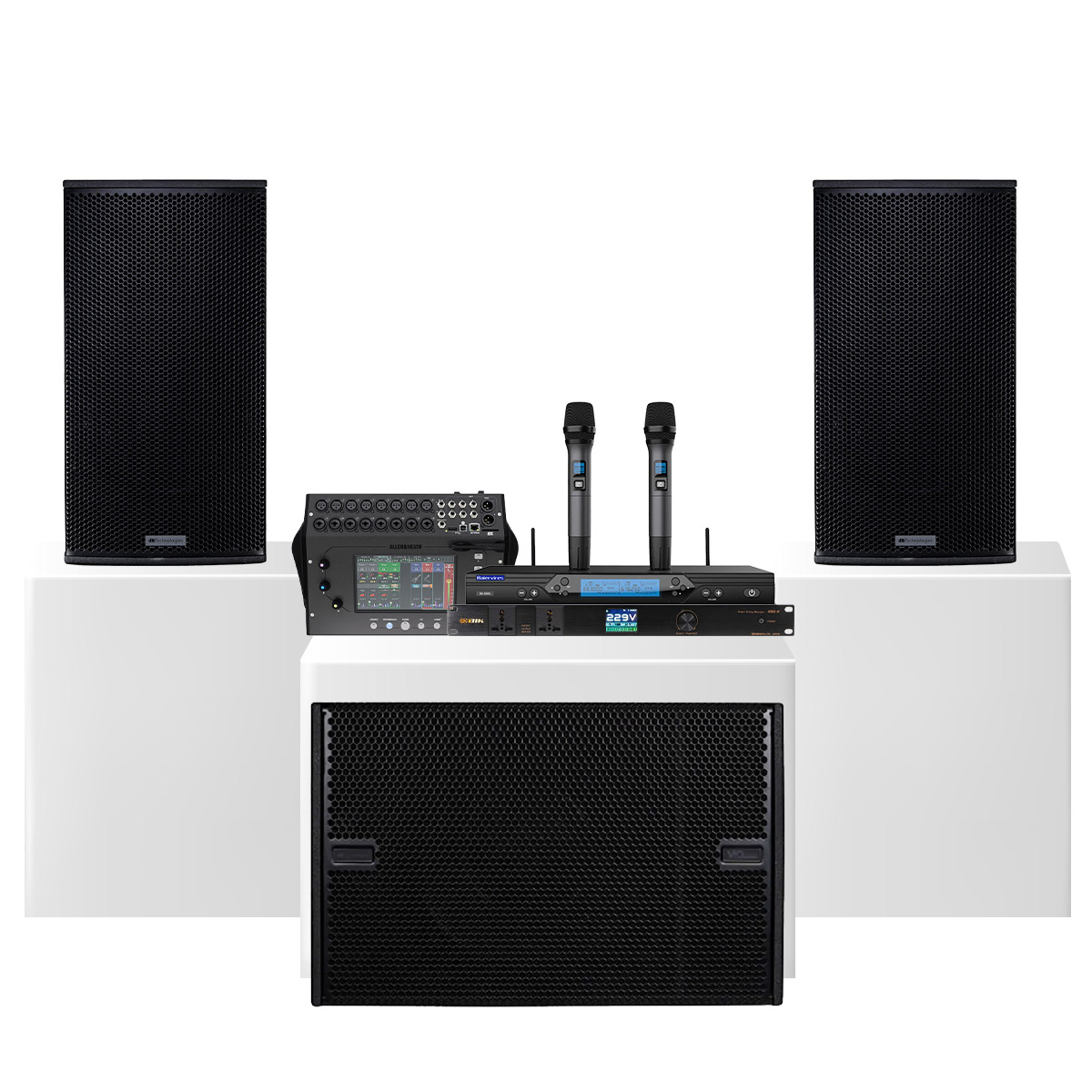 Dàn Karaoke Siêu Cao Cấp Cho Gia Đình - Biệt Thự dBTechnologies 10 (Vio X15, VIO S115, Allen & Heath CQ-18T...)