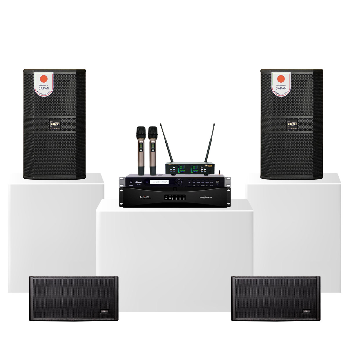 Dàn karaoke gia đình BIK 24 (BIK BBK-S310, Audiocenter T4800, Bksound KP500, Audiocenter TW8, BIK BJ-U100II) - Hình 2