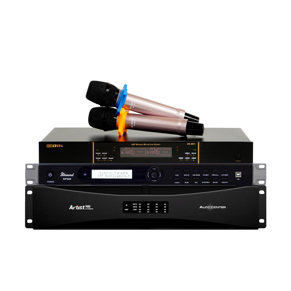 Dàn karaoke gia đình BIK 34 (BIK BBK-S312, Audiocenter T4800, Bksound KP500 , Audiocenter TW8, BIK VK-M51) - Hình 4