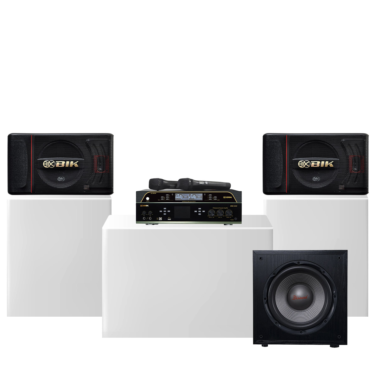 Dàn karaoke gia đình BIK 37 (BIK BJ S886II, BIK BDA-X33, Bksound SW212, BIK BJ-U200) - Hình 2
