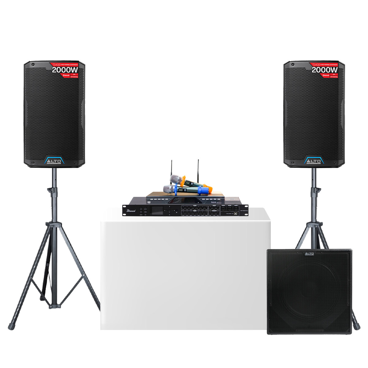 Dàn karaoke - Sân khấu Mini Alto 18 (Alto TS408, Alto TX12S, DSP-9000 Plus, U900 Plus X, ) - Hình 1