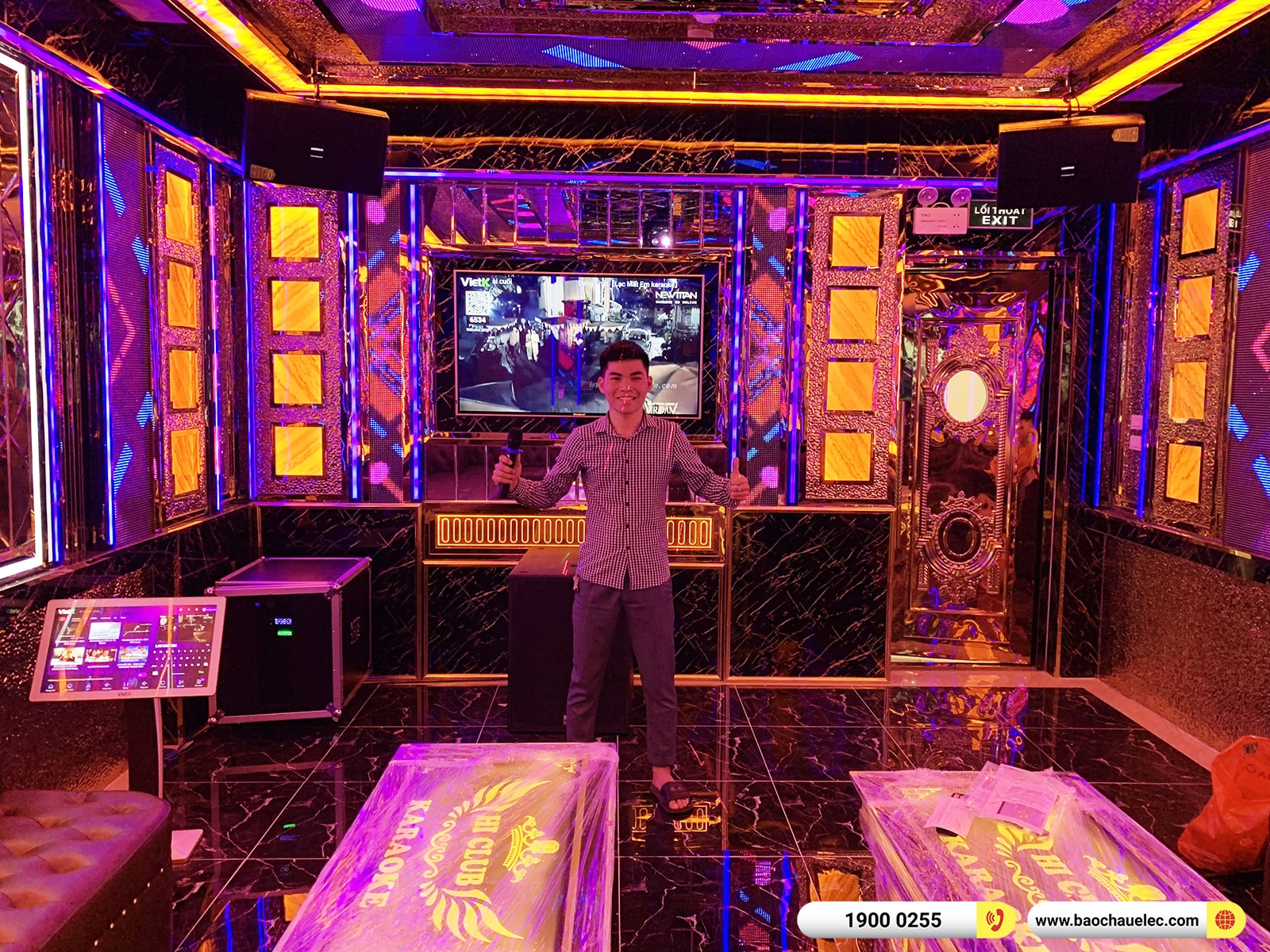 Lắp đặt 3 ph&ograve;ng h&aacute;t kinh doanh gần 310tr cho karaoke Hi Club tại H&agrave; Nội (Domus DP6120 Max, VM820A, VM1020A, KX180A,&hellip;)