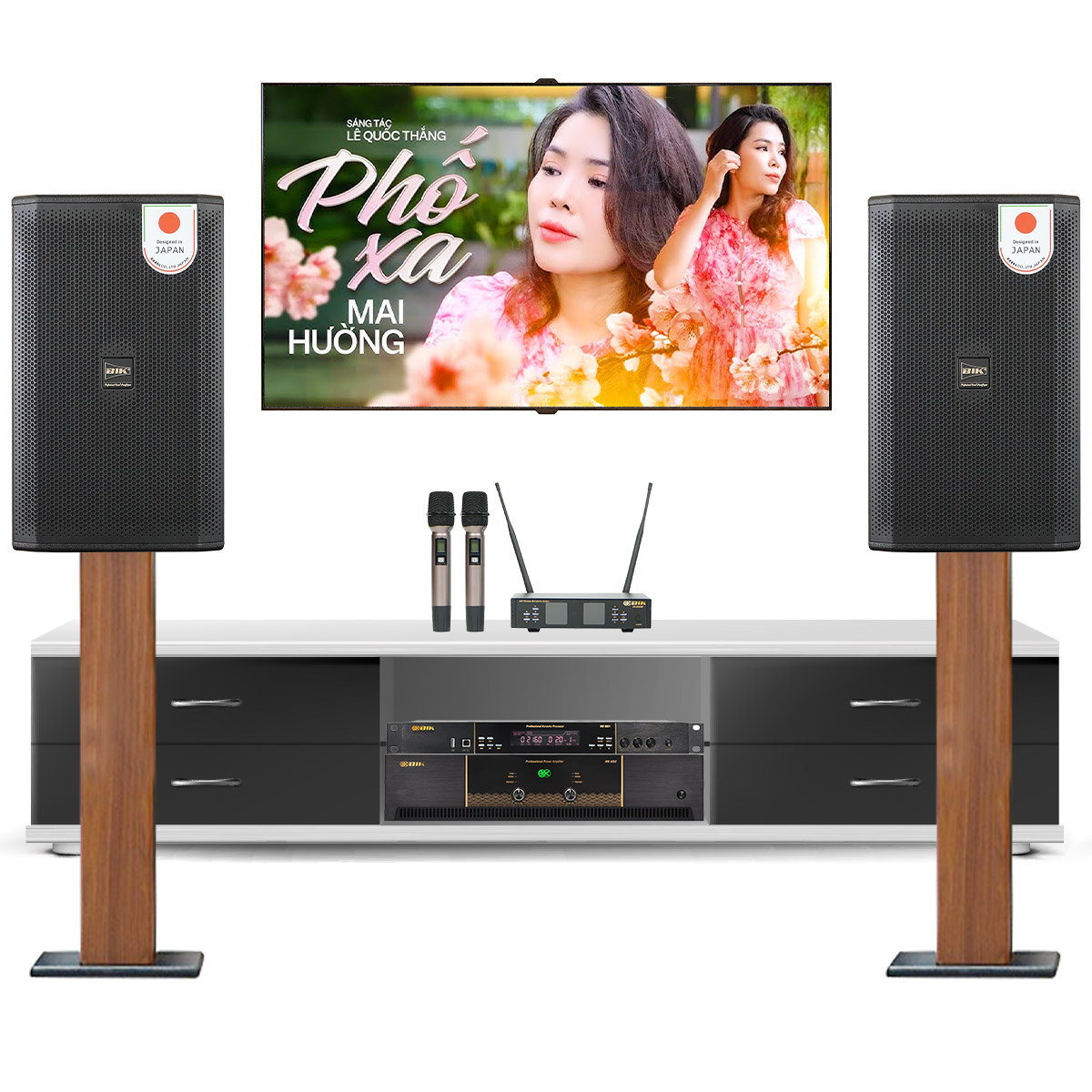 Dàn karaoke đồng bộ BIK New 2025-05 (BIK CS-625, BIK VK-A52, BIK VK-R51, BIK BJ-U100II)
