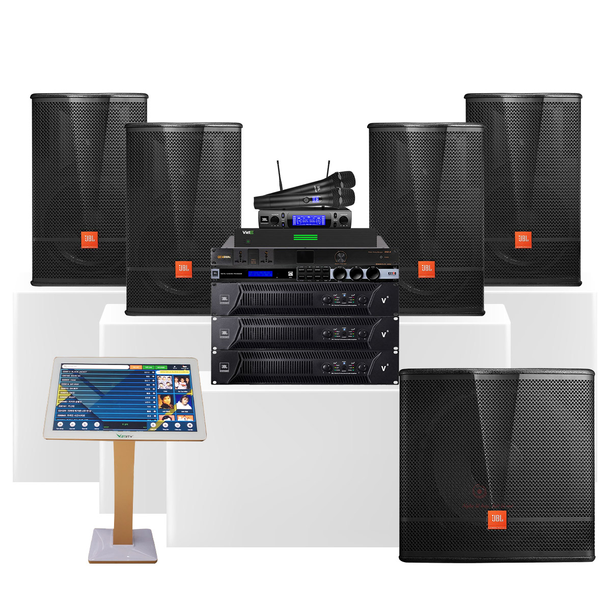 Dàn karaoke đồng bộ full JBL 13