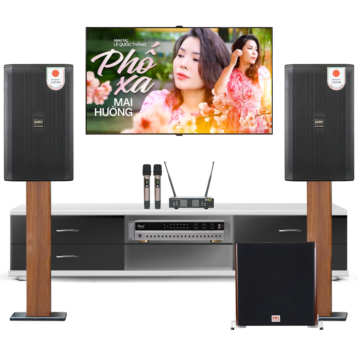 Dàn karaoke gia đình BIK 11 (BIK CS-625, Bksound DP3600 New, Bksound SW512, BIK BJ-U100II)