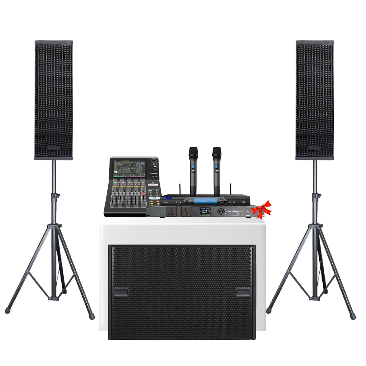 Dàn karaoke siêu cao cấp cho gia đình - biệt thự 06 (dBTechnologies VIO X206, VIO S115, Yamaha DM3, BS-9800)