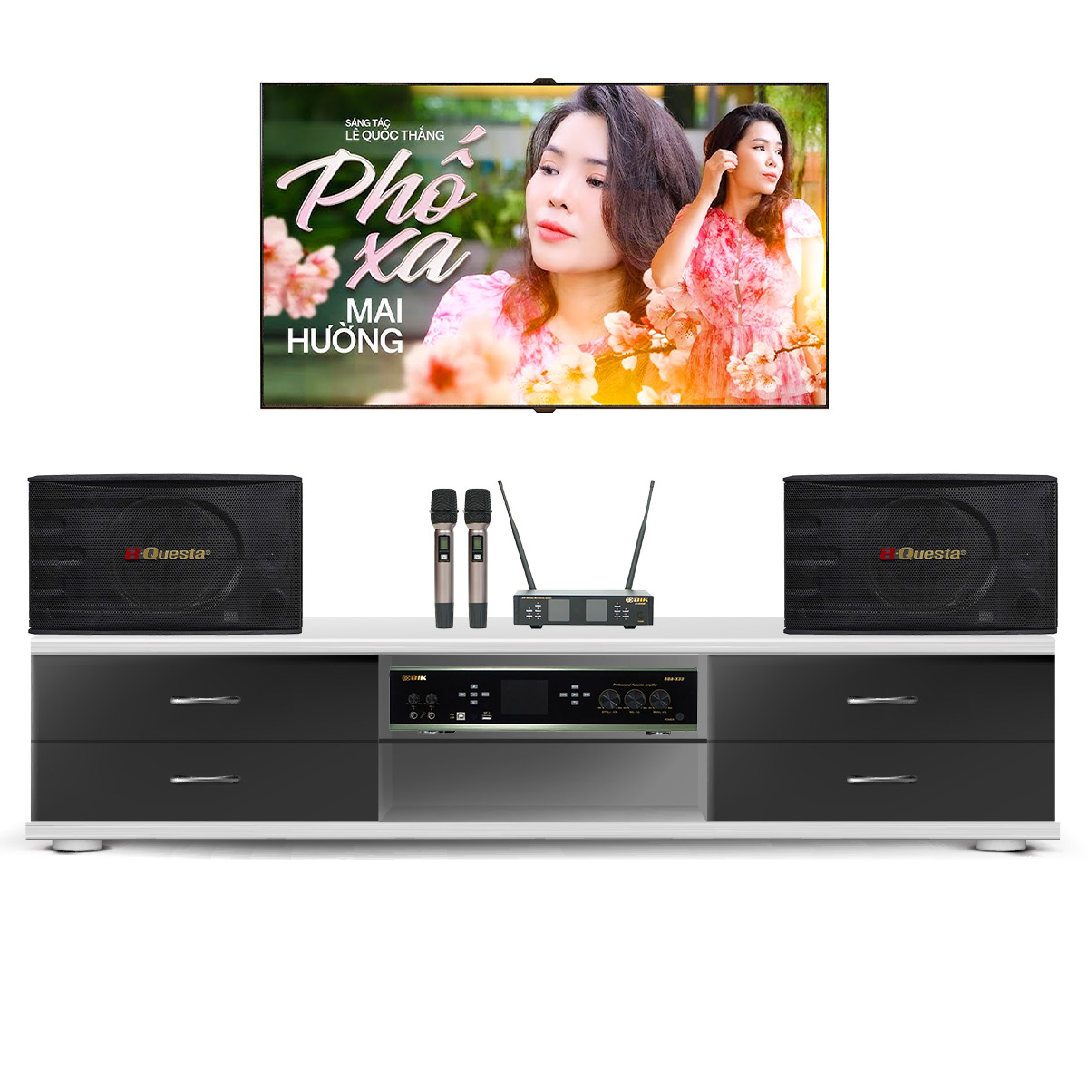 Dàn karaoke gia đình, Chung Cư Giá Rẻ, Karaoke Box 02 (BIK BK-C25, BIK BDA-X33, BIK BJ-U100II)