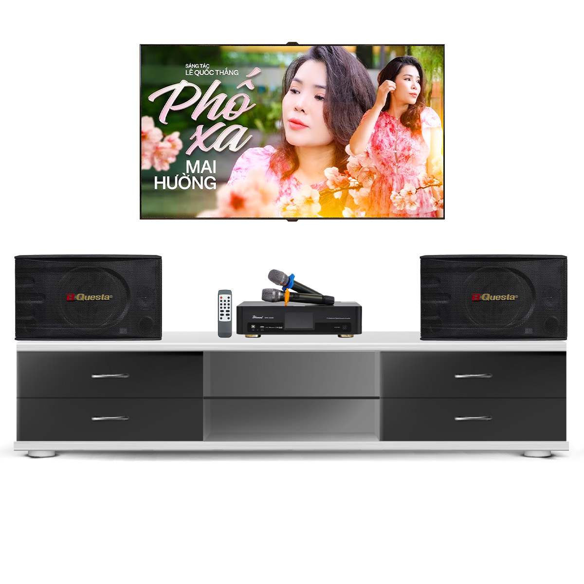Dàn Karaoke Gia Đình, Chung Cư Giá Rẻ, Karaoke Box 05 (BIK BK-C25, Bksound DKA 5500)