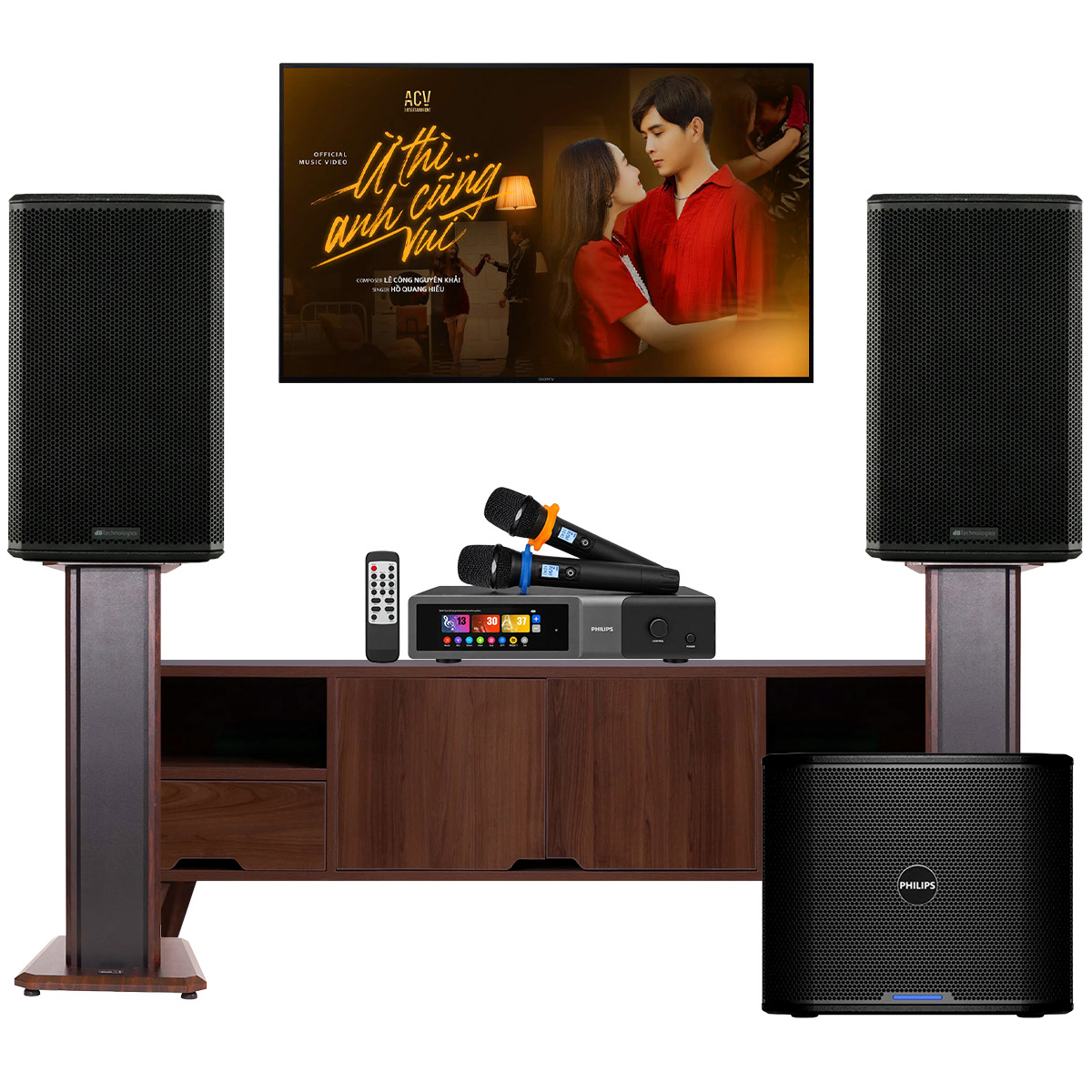 D&agrave;n karaoke gia đ&igrave;nh dBTechnologies 10