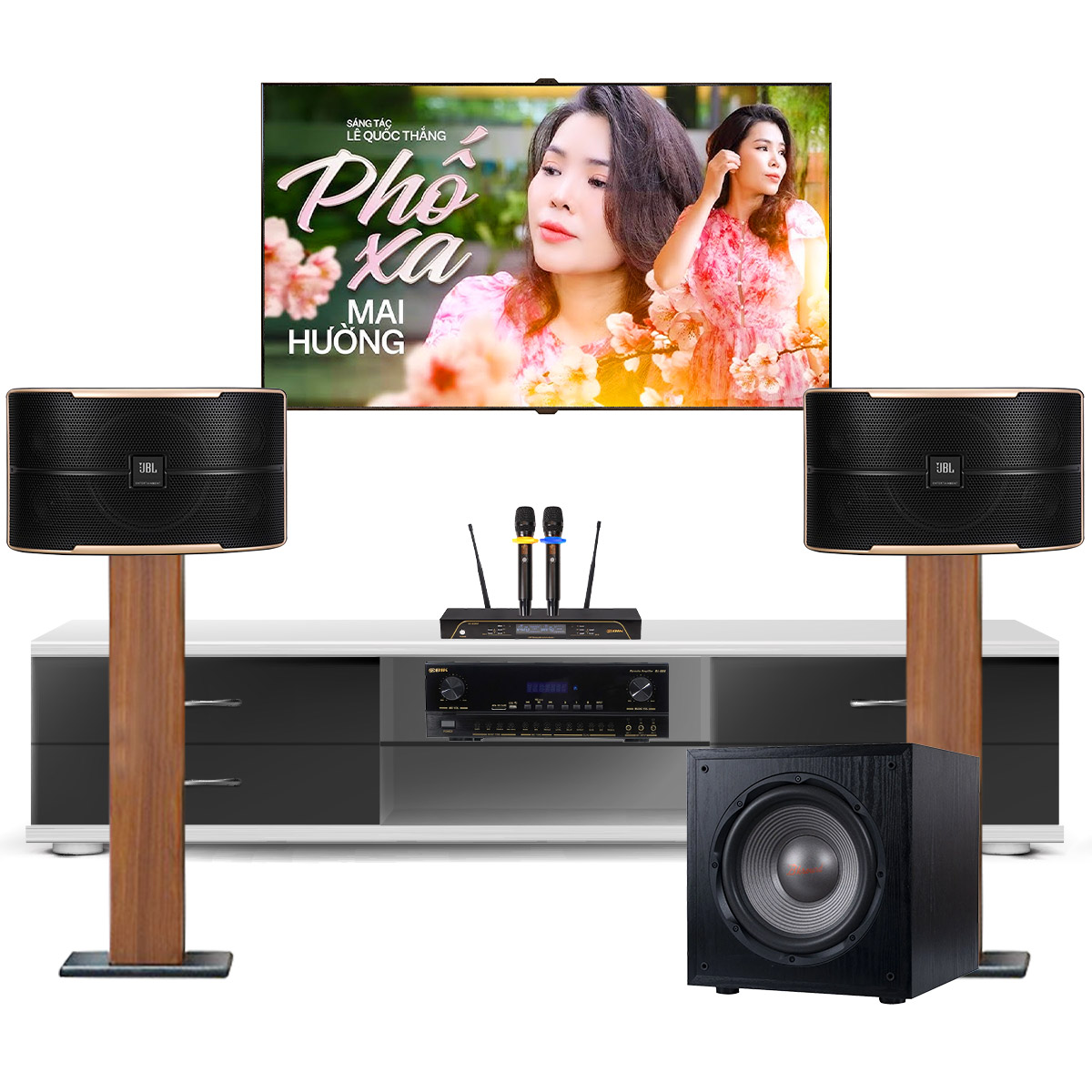 Dàn karaoke JBL Pasion 07 (JBL Pasion 10, BIK BJ A88, BKSound SW212, BIK BJ-U200)