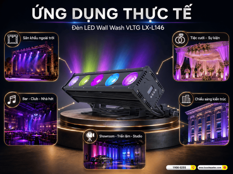 Đ&egrave;n LED Wall Wash VLTG LX-L146