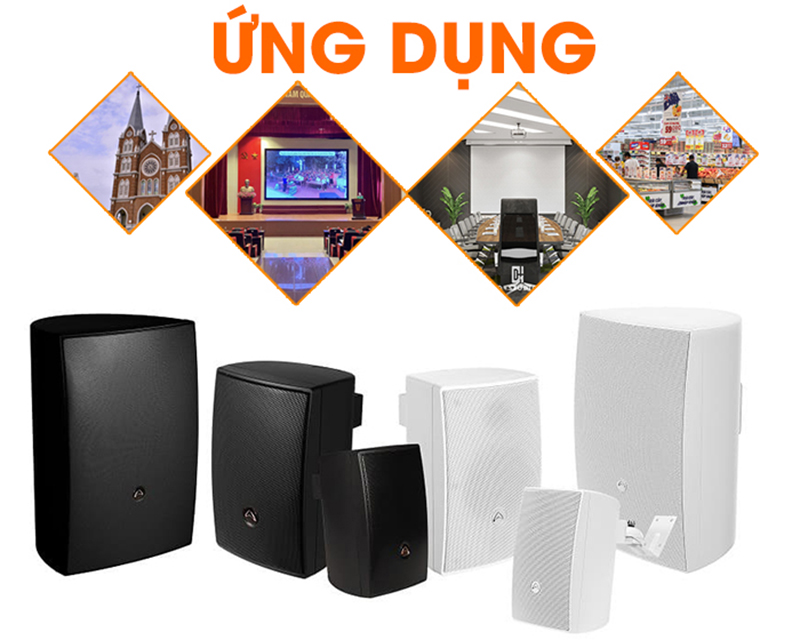 loa treo tường c&ocirc;ng suất lớn