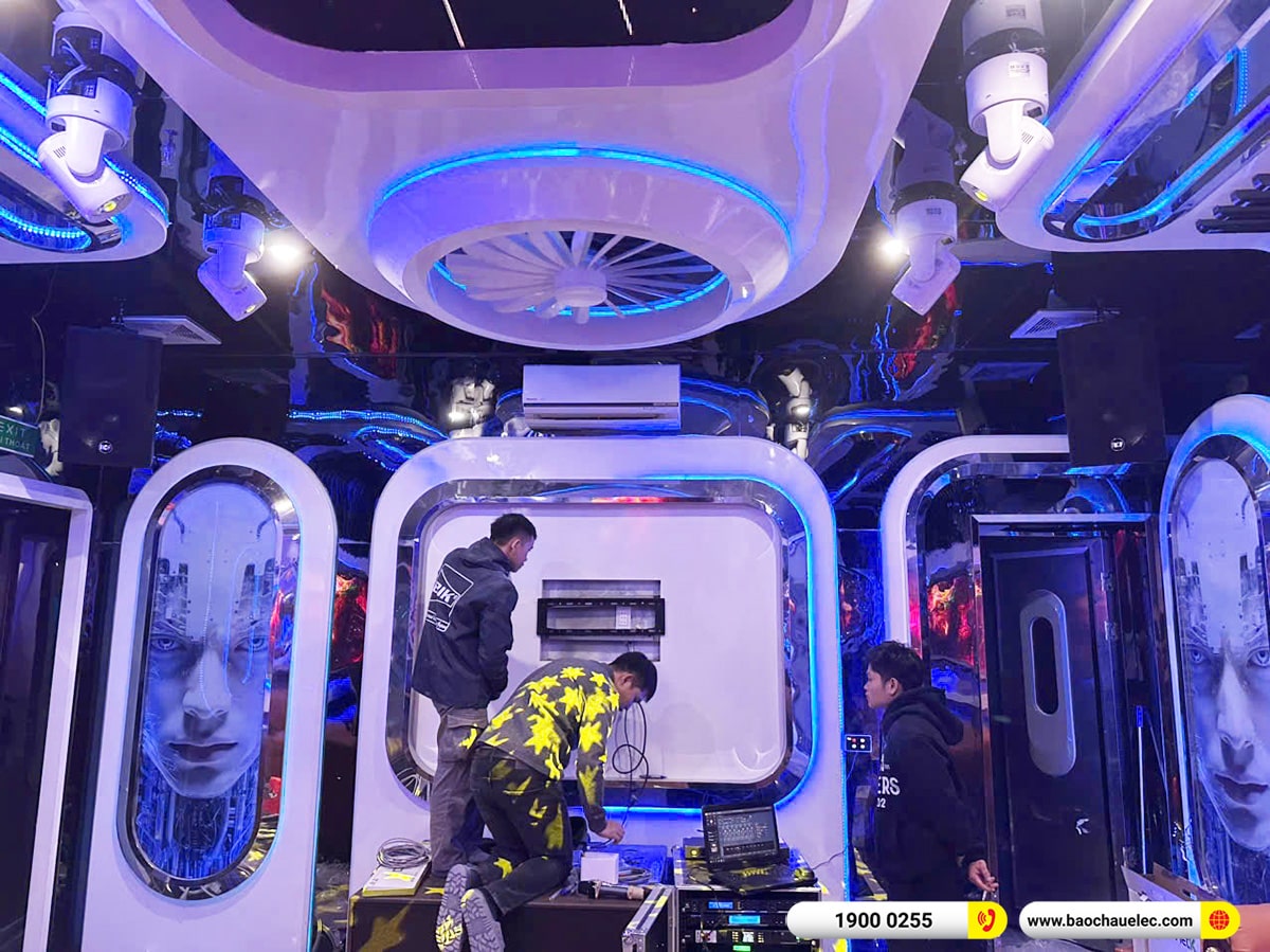Lắp đặt 5 ph&ograve;ng h&aacute;t karaoke kinh doanh RCF cho qu&aacute;n Karaoke A999 tại H&agrave; Giang