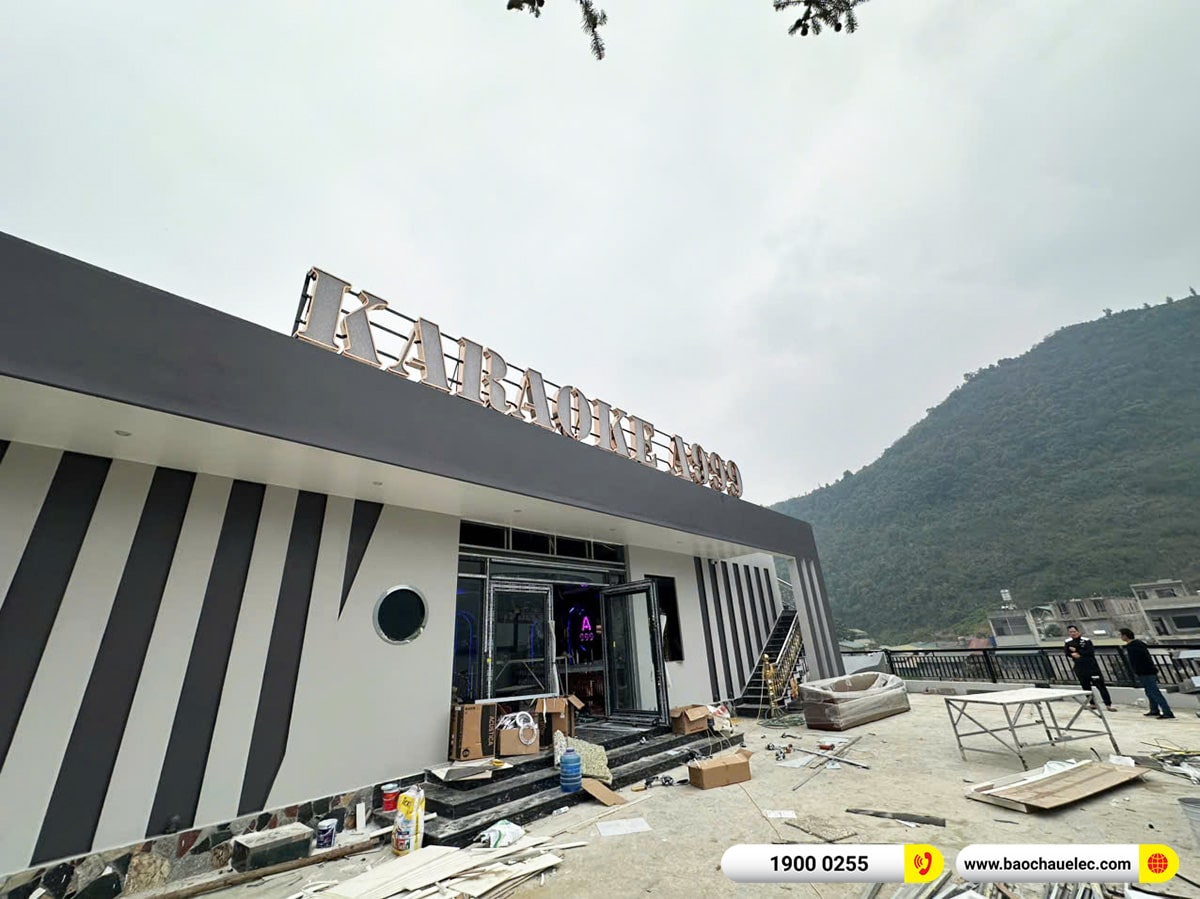 Lắp đặt 5 ph&ograve;ng h&aacute;t karaoke kinh doanh RCF cho qu&aacute;n Karaoke A999 tại H&agrave; Giang