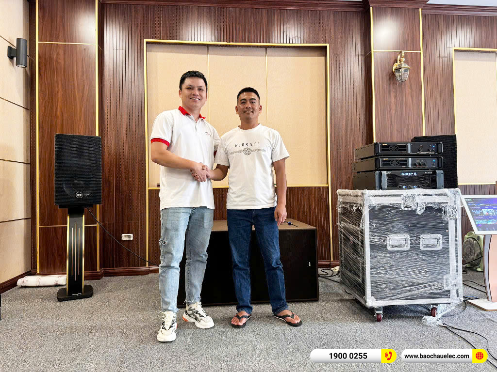 Lắp đặt 5 ph&ograve;ng h&aacute;t kinh doanh RCF cho qu&aacute;n Karaoke A999 tại H&agrave; Giang
