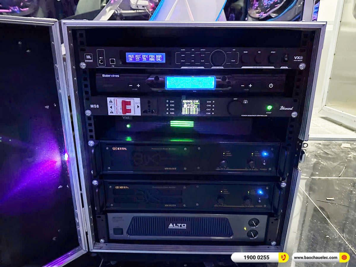 Lắp đặt 5 ph&ograve;ng h&aacute;t karaoke kinh doanh RCF cho qu&aacute;n Karaoke A999 tại H&agrave; Giang