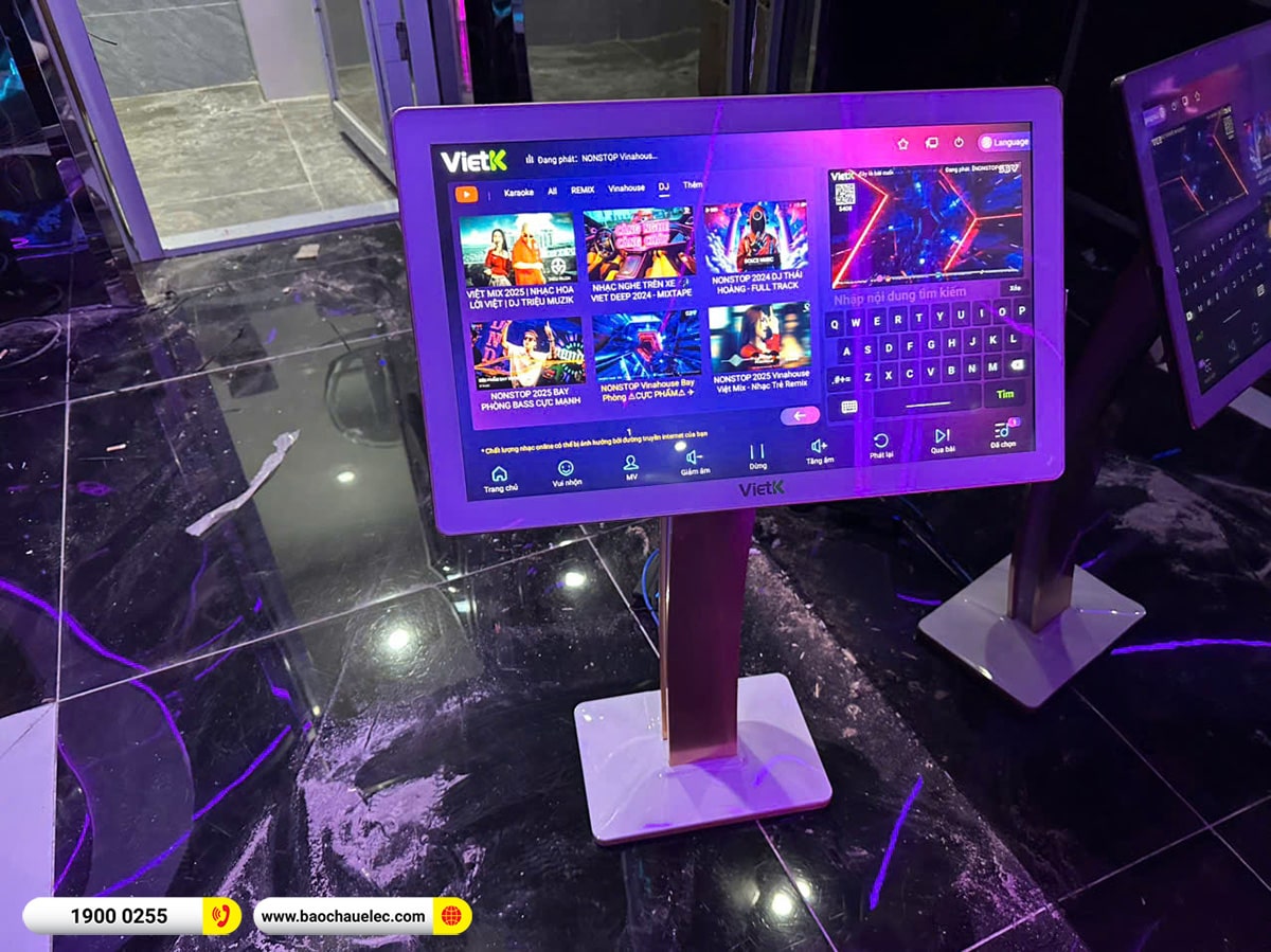Lắp đặt 5 ph&ograve;ng h&aacute;t karaoke kinh doanh RCF cho qu&aacute;n Karaoke A999 tại H&agrave; Giang