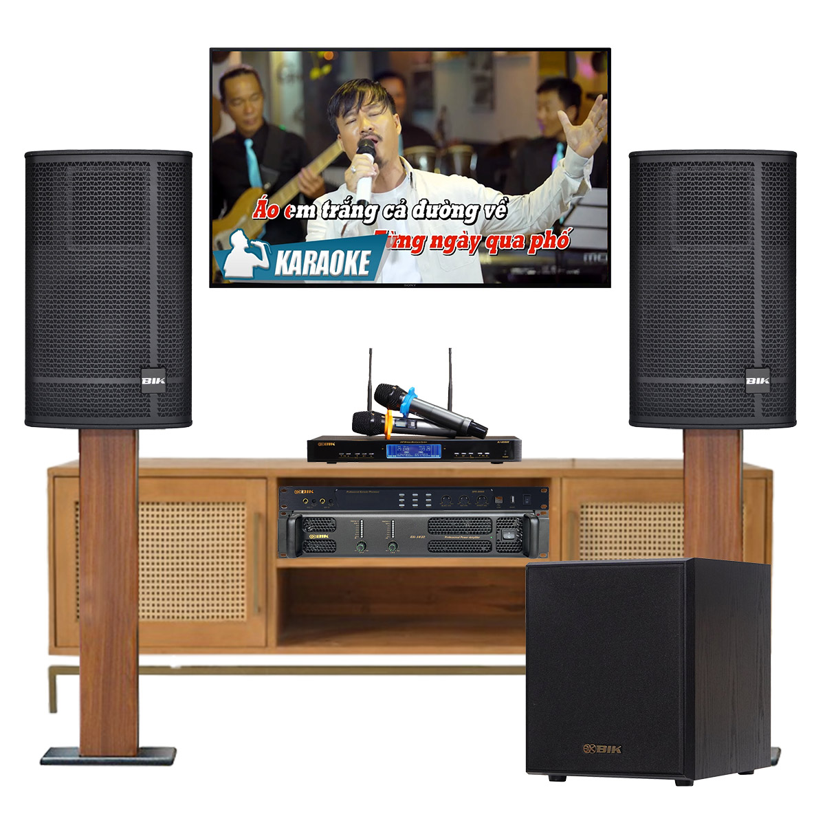 Dàn karaoke BIK DA06 (BIK KSP 5010, BIK CA-J402, BIK BJ-W25AV II,…) - Hình 1