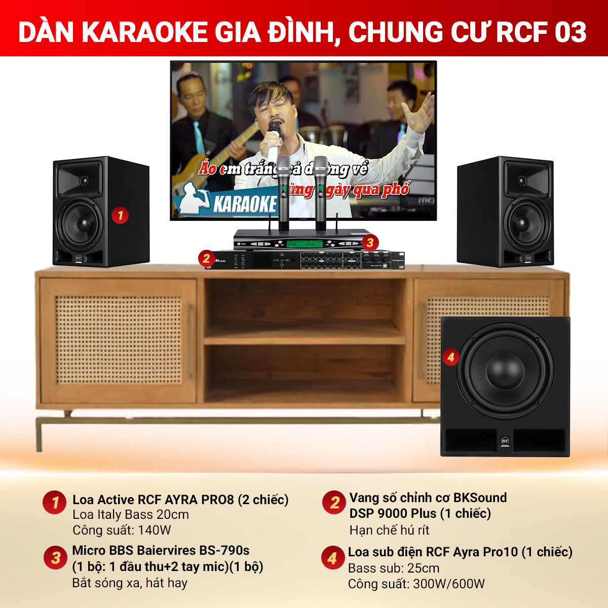 D&agrave;n karaoke gia đ&igrave;nh, Chung Cư RCF 03