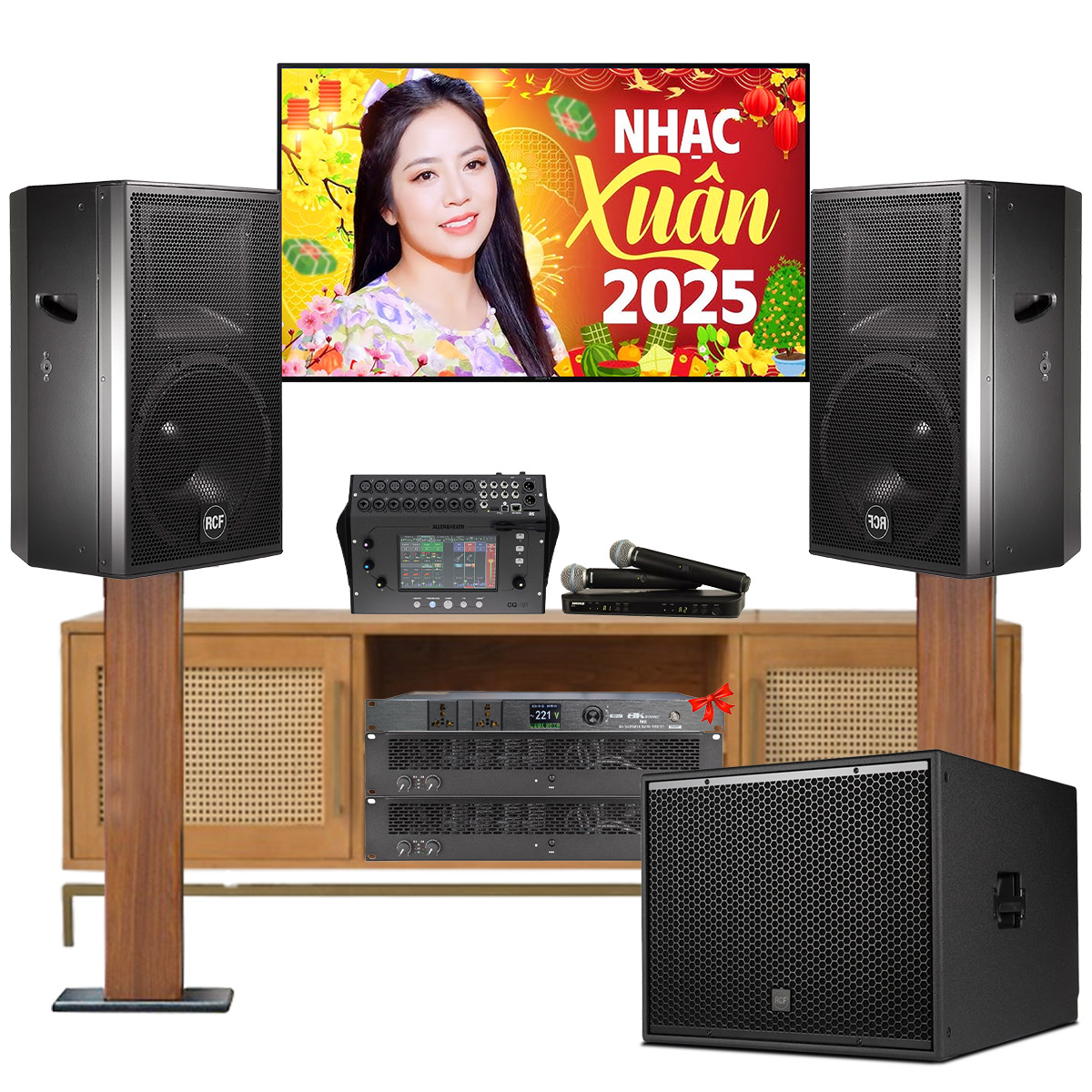 Dàn karaoke gia đình, biệt thự vip RCF 09