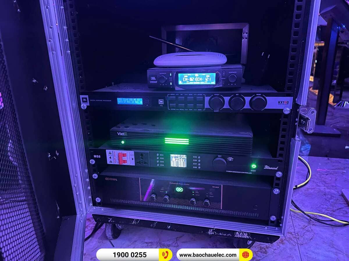 Lắp đặt 6 ph&ograve;ng h&aacute;t kinh doanh JBL hơn 800tr cho qu&aacute;n karaoke Sky tại H&agrave; Nội