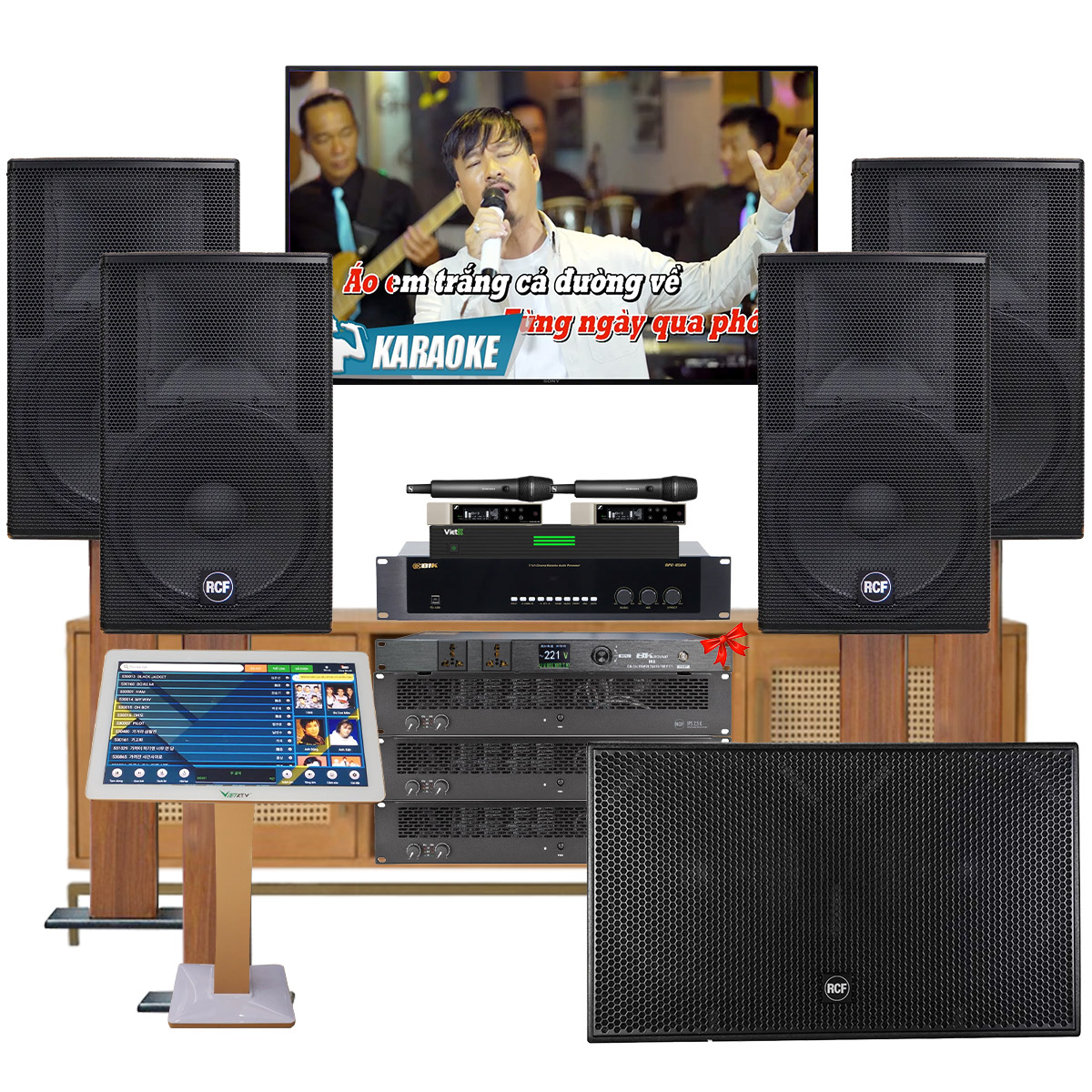 Dàn karaoke cao cấp RCF 20