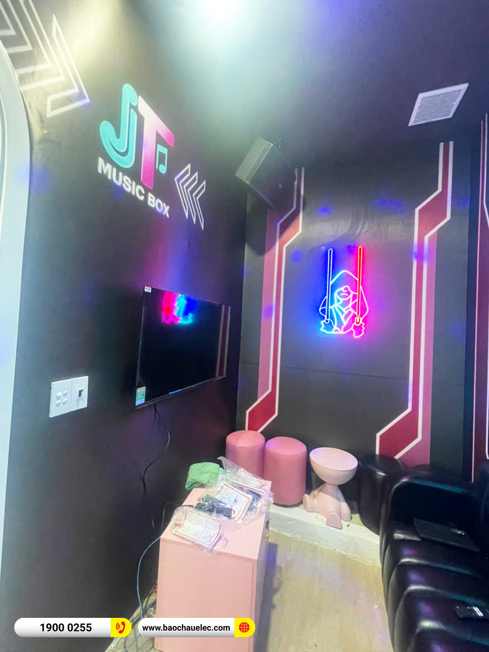 Lắp đặt 8 ph&ograve;ng karaoke box mini cho qu&aacute;n JT Music Box tại Đồng Nai 