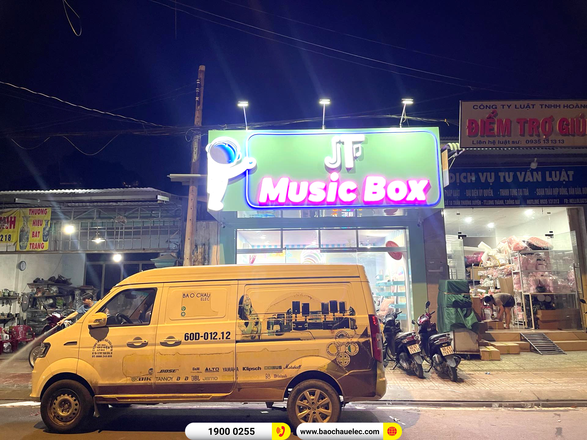 Lắp đặt 8 ph&ograve;ng karaoke box mini cho qu&aacute;n JT Music Box tại Đồng Nai 