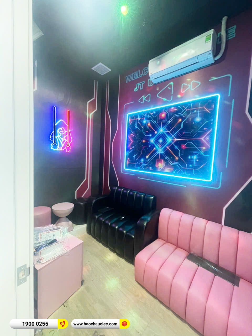 Lắp đặt 8 ph&ograve;ng karaoke box mini cho qu&aacute;n JT Music Box tại Đồng Nai 