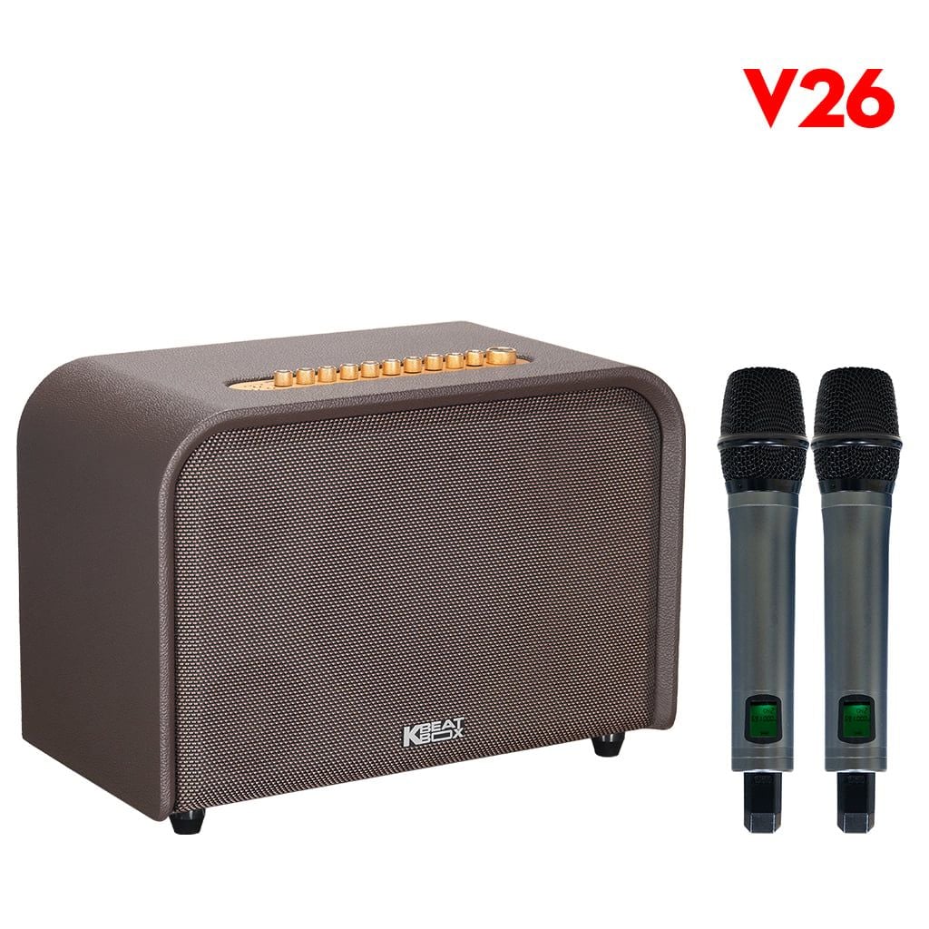 Loa Acnos Acoustic 3 V26 (Bass 25cm, 220W, Kèm 2 Micro Không Dây) - Hình 1