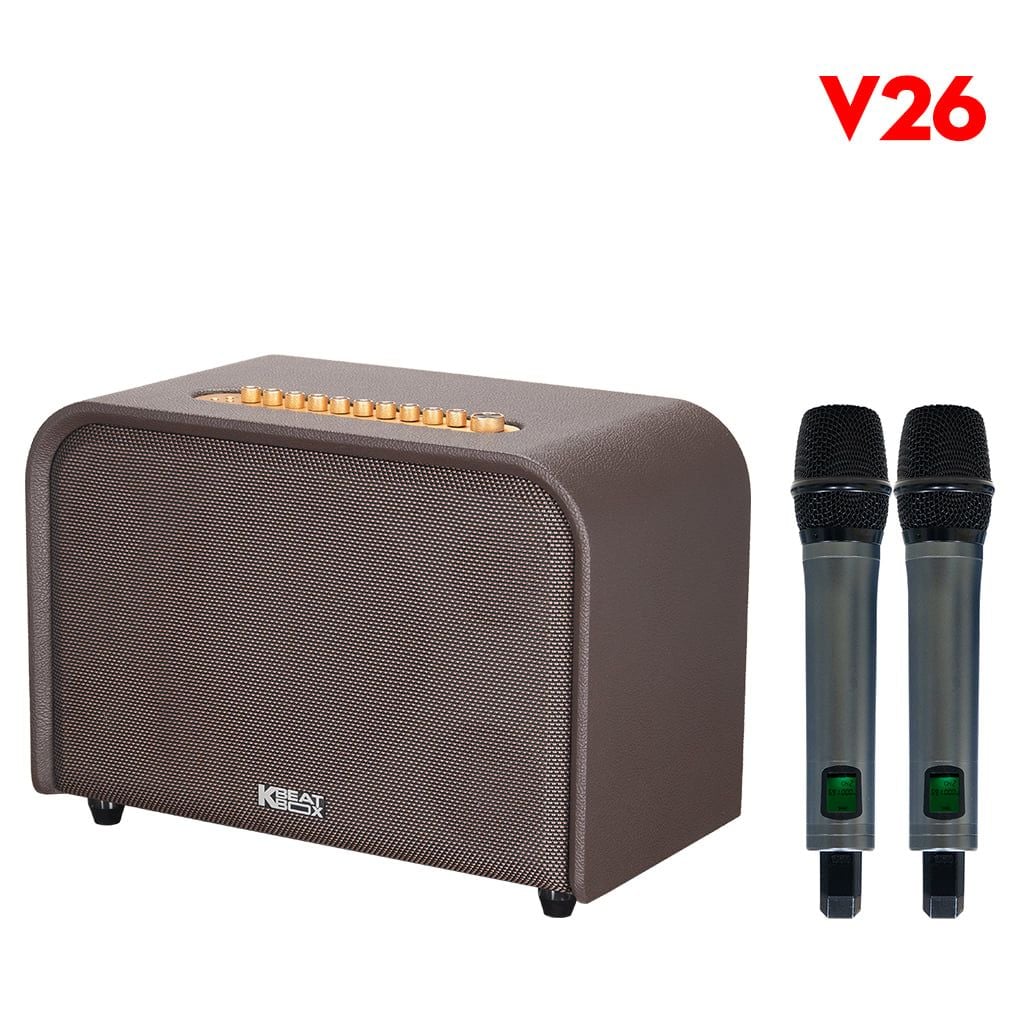 Loa Acnos Acoustic 3 V26 (Bass 25cm, 220W, Kèm 2 Micro Không Dây) - Hình 1