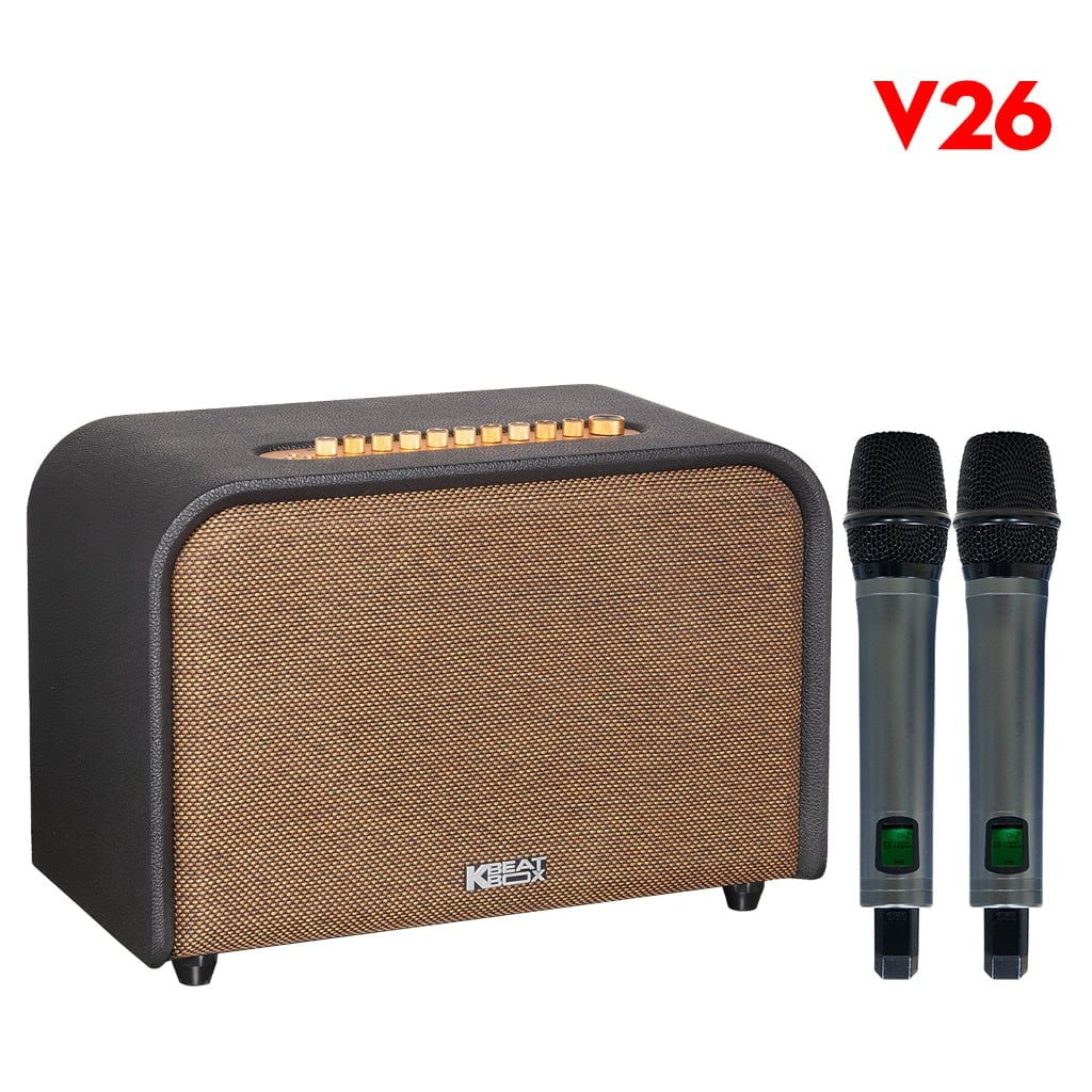 Loa Acnos Acoustic 3 V26 (Bass 25cm, 220W, Kèm 2 Micro Không Dây) - Hình 2