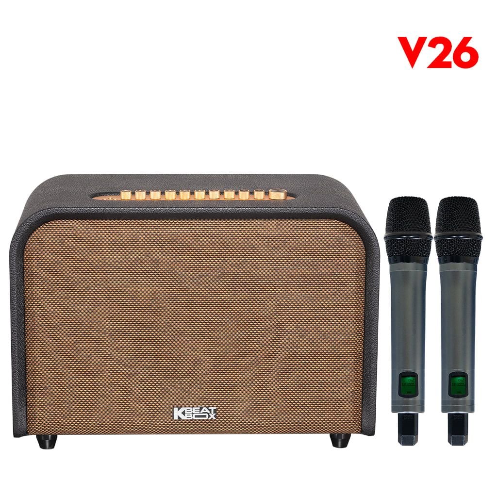 Loa Acnos Acoustic 3 V26 (Bass 25cm, 220W, Kèm 2 Micro Không Dây) - Hình 2
