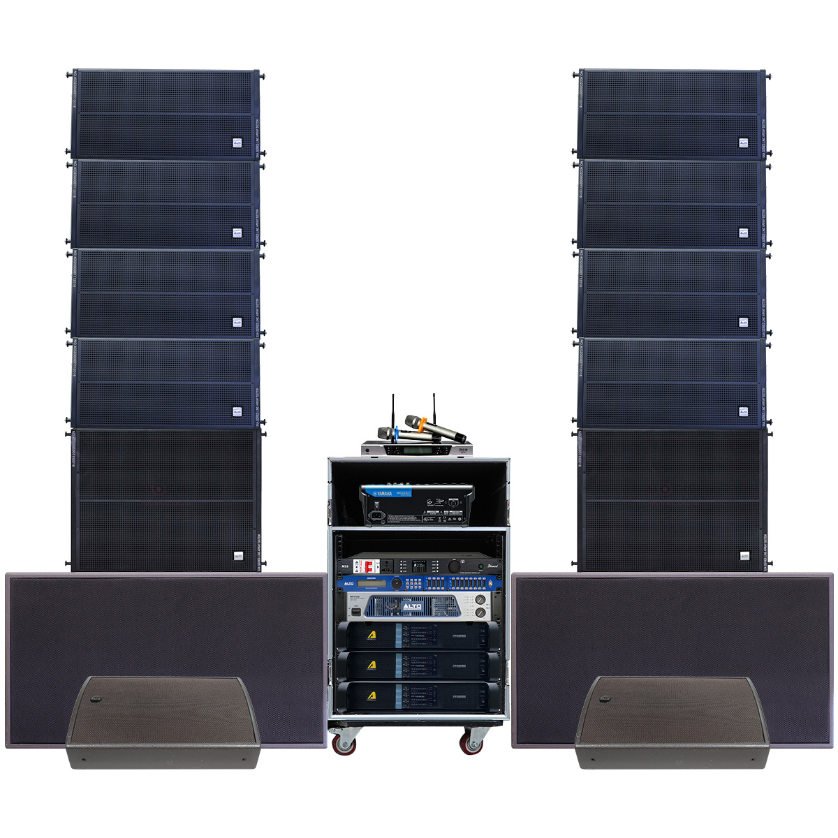 Hệ thống âm thanh Line Array Alto 02 (Alto SXA30, SXA30S, BLS218+, BLS12M, Actpro FP10000Q, MG12XU,..) - Hình 1