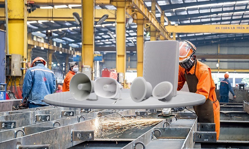 Hệ thống &acirc;m thanh th&ocirc;ng b&aacute;o ITC nh&agrave; xưởng