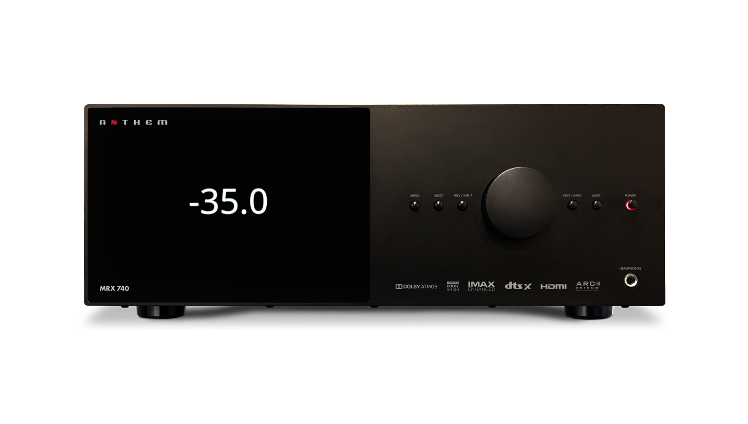 Amply ANTHEM MRX 740 8K mặt trước